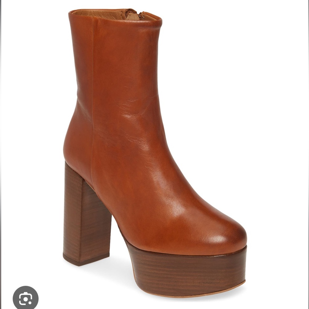 Women's Brown Platform Boots